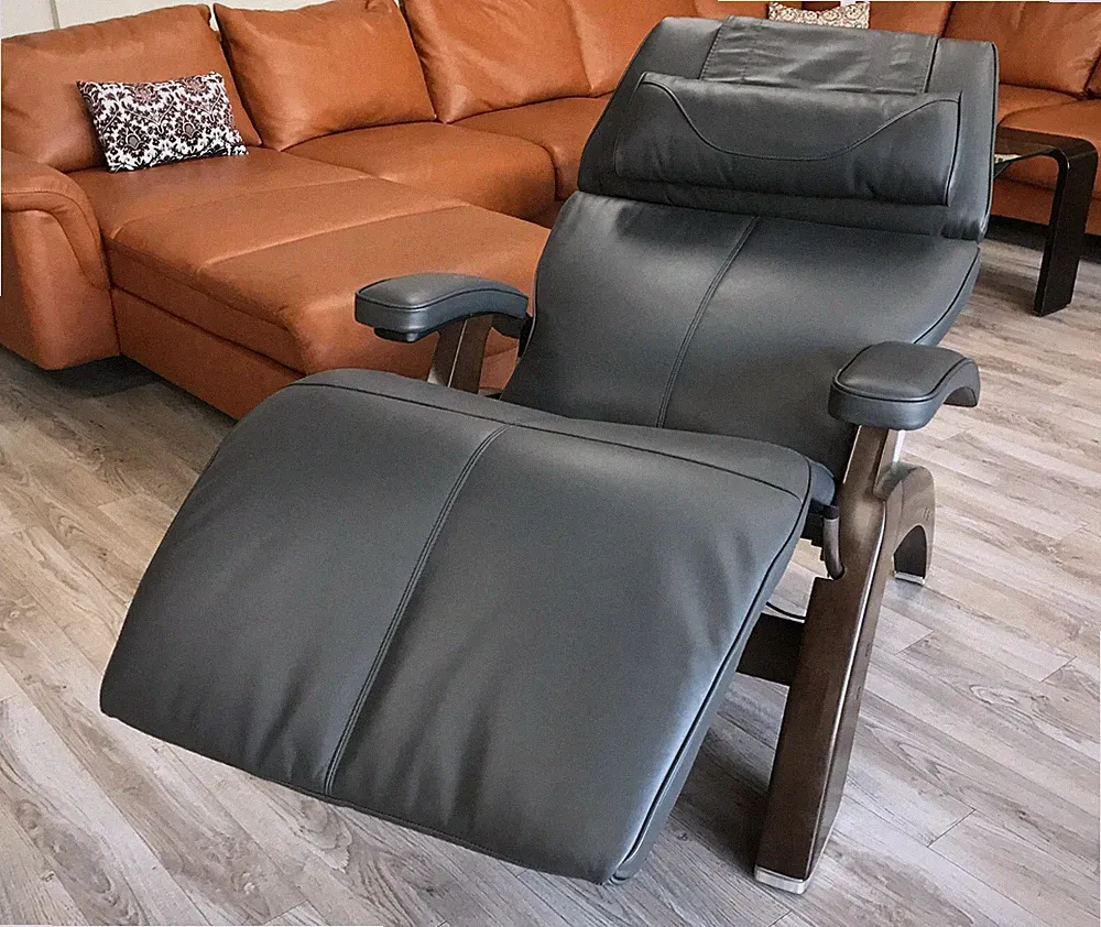 Human Touch PC-610 Omni-Motion Perfect Chair Recliner - Grey Leather Supreme