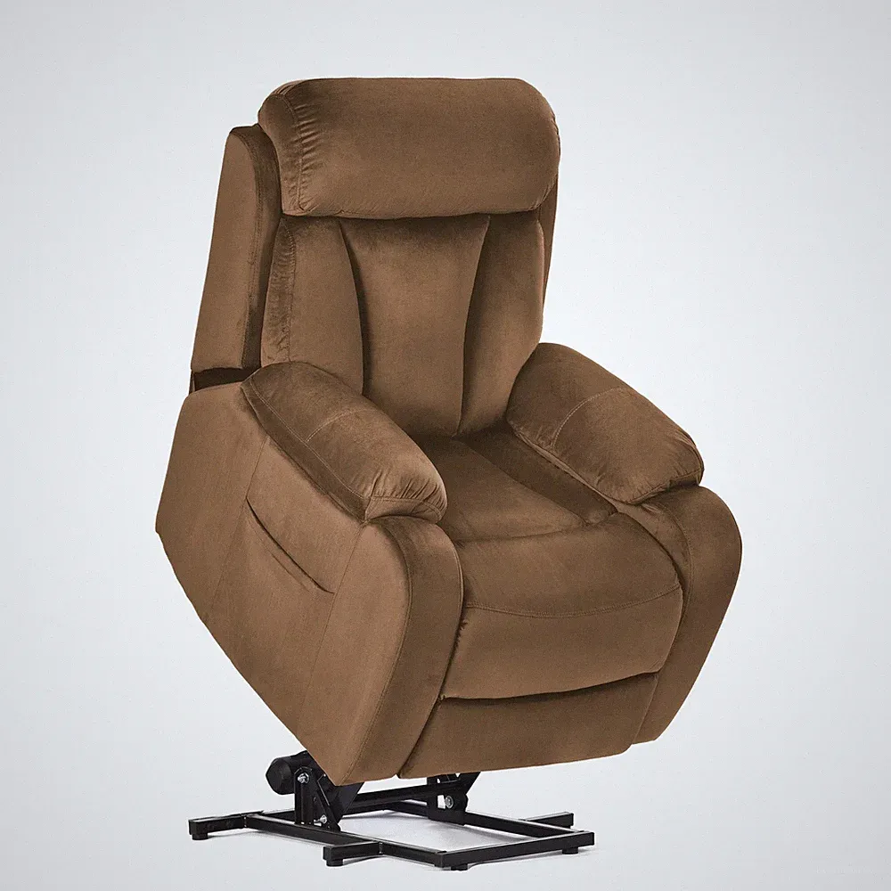 Power Lift Recliner Chair for Elderly Small Electric Reclining Sofa Side Pocket