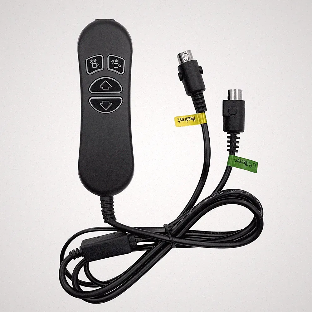 Power Recliner 4 Button Dual 5 Pin Lift Chair Remote Replaces HSW304 Controller