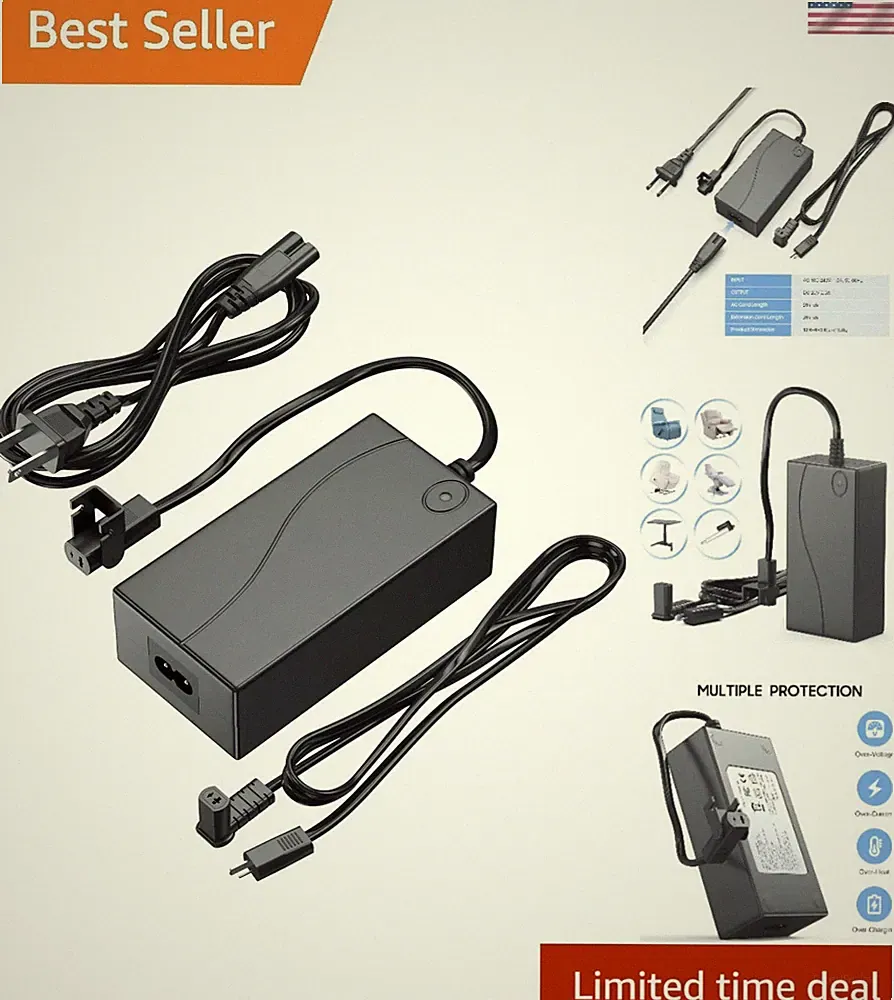 Power Recliner Power Supply 29V 2A Adapter for Electric Sofa Lift Chair