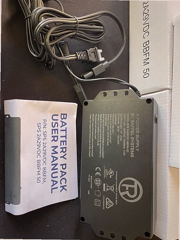 Power Recliner Raffel Systems Battery Pack Power Supply SPS 2A29VDC BBFM 50