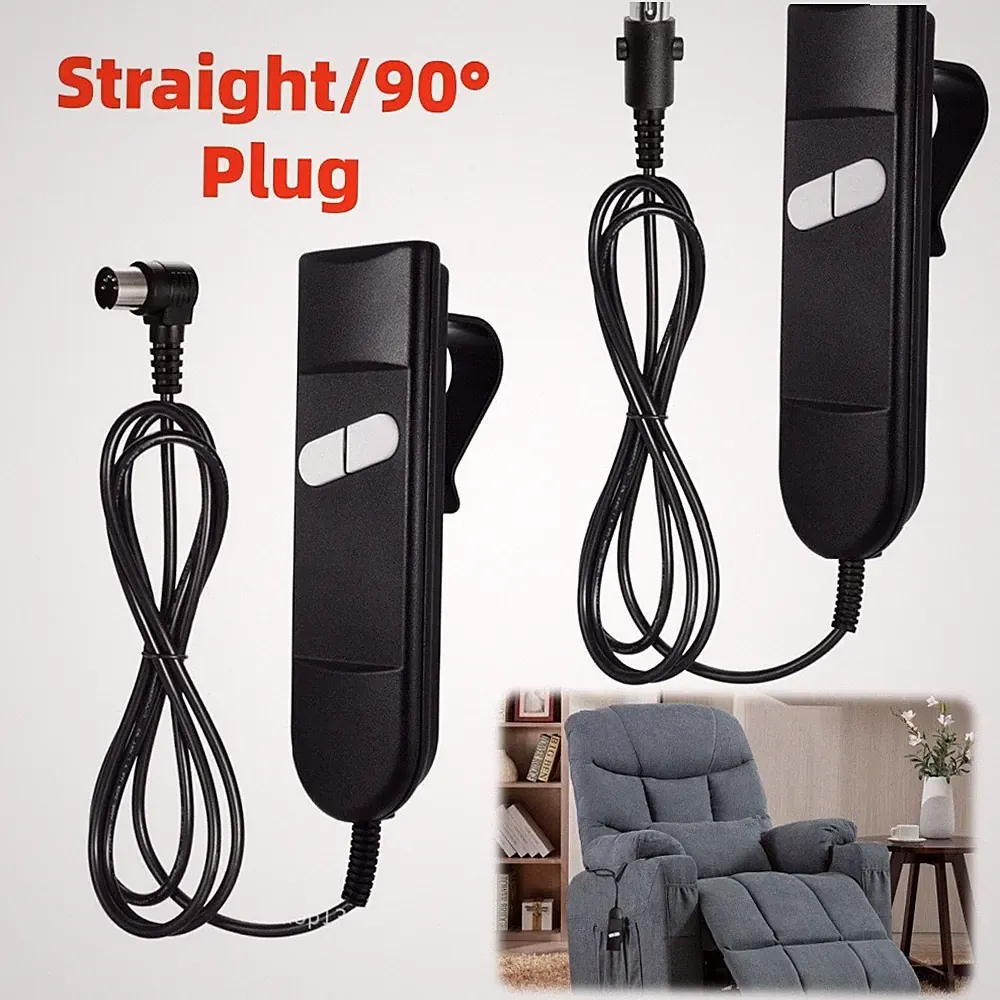 Recliner Remote Hand Control 2 Button 5 Pin for Electric Power Lift Sofa Chair