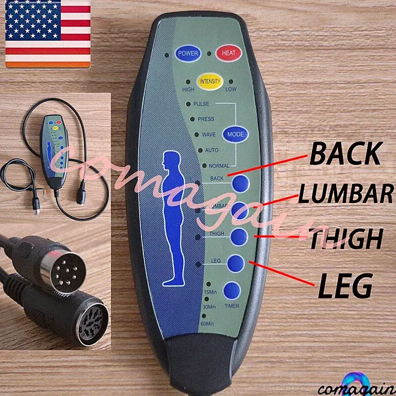 Remote Replace For Massage Power Lift Recliner Chair 8 Female Pin Hand Control